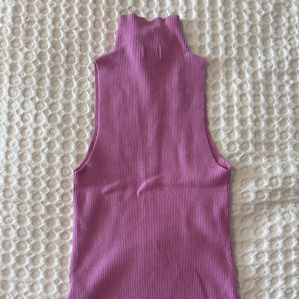 Maeve Lavender Ribbed Knit Top - Picture 4 of 4